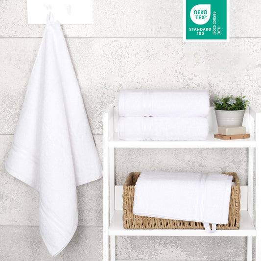 Hammetex Premium Handtücher 4er Set – 100% Baumwolle & Weich (50x100cm)