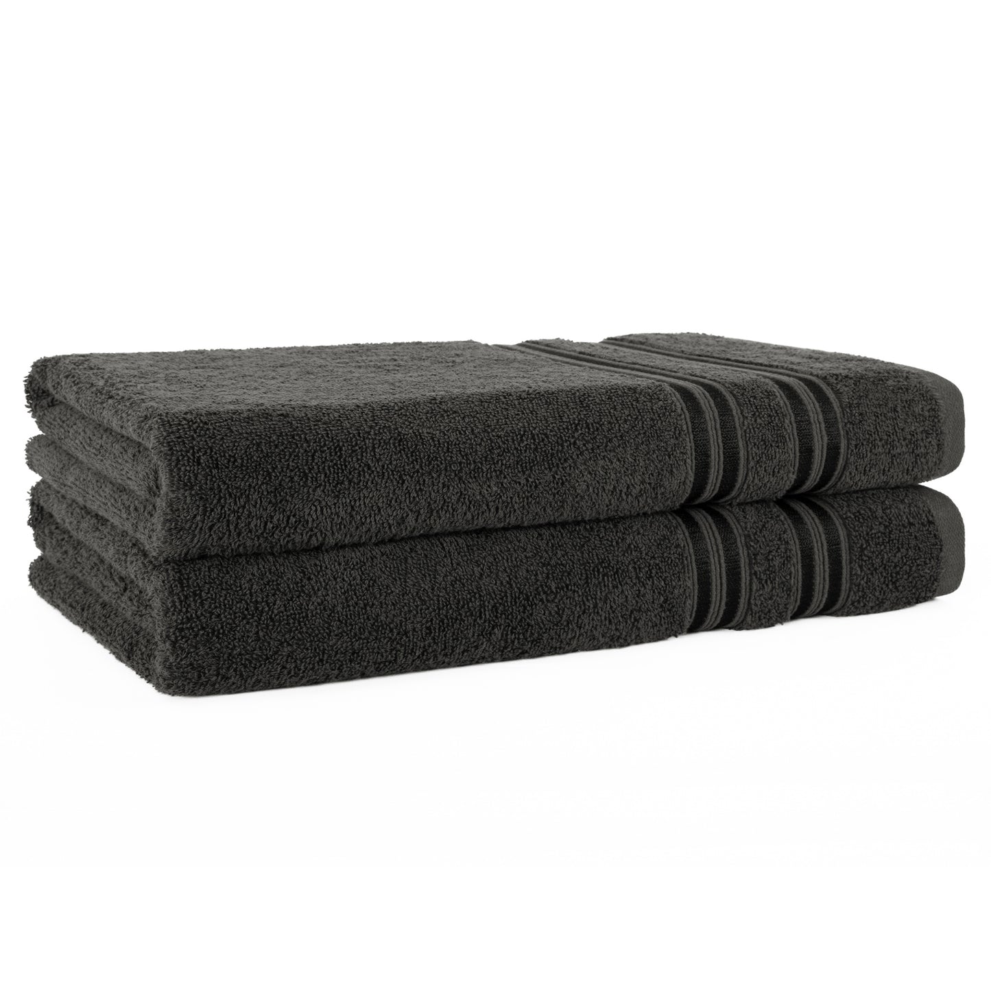 Hammetex Premium Badetücher 2er Set – 100% Baumwolle & Schnelltrocknend (70x140cm)