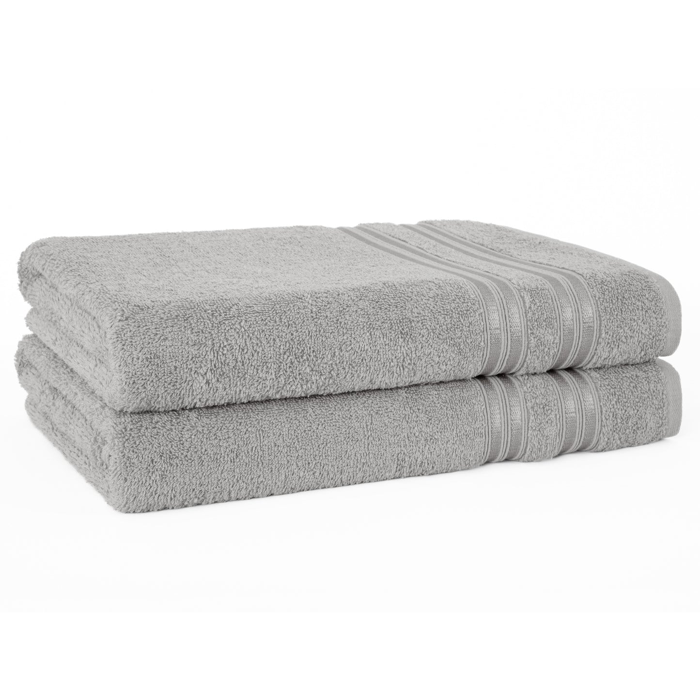 Hammetex Premium Badetücher 2er Set – 100% Baumwolle & Schnelltrocknend (70x140cm)