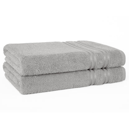 Hammetex Premium Badetücher 2er Set – 100% Baumwolle & Schnelltrocknend (70x140cm)