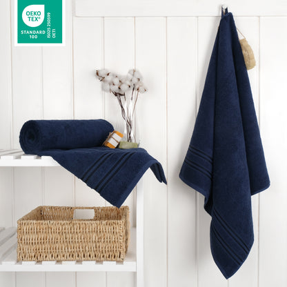 Hammetex Premium Badetücher 2er Set – 100% Baumwolle & Schnelltrocknend (70x140cm)