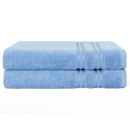 Hammetex Premium Badetücher 2er Set – 100% Baumwolle & Schnelltrocknend (70x140cm)