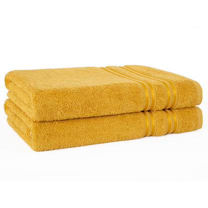 Hammetex Premium Badetücher 2er Set – 100% Baumwolle & Schnelltrocknend (70x140cm)