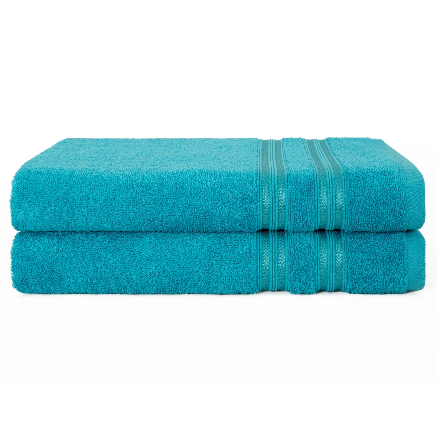 Hammetex Premium Badetücher 2er Set – 100% Baumwolle & Schnelltrocknend (70x140cm)