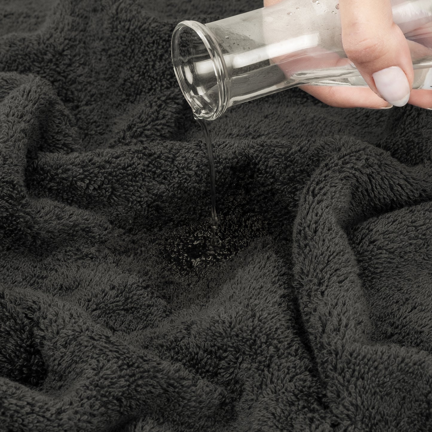 Hammetex Spa Badetücher 2er Set – Extra Groß (80x200cm) – 100% Baumwolle 500 GSM