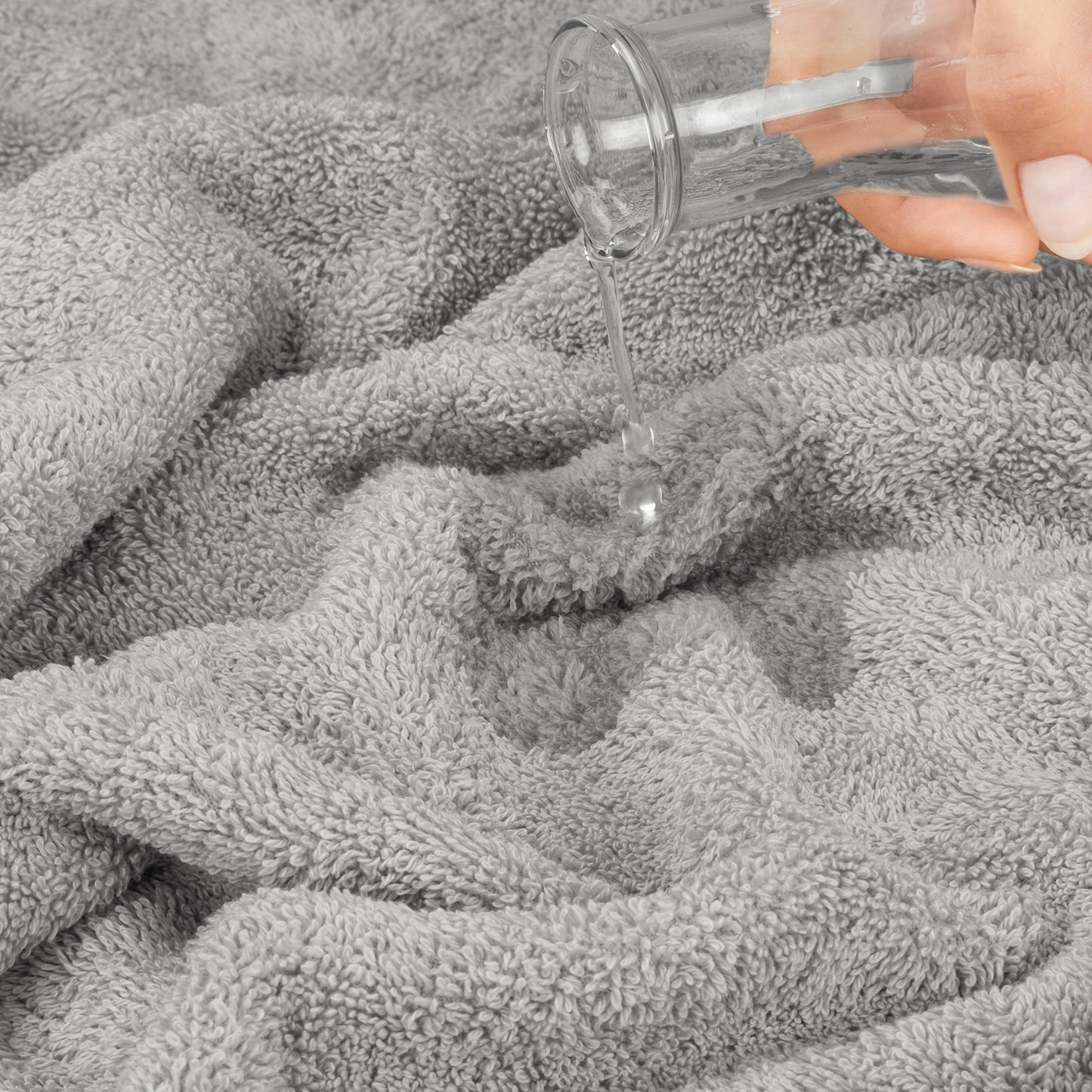 Hammetex Spa Badetücher 2er Set – Extra Groß (80x200cm) – 100% Baumwolle 500 GSM