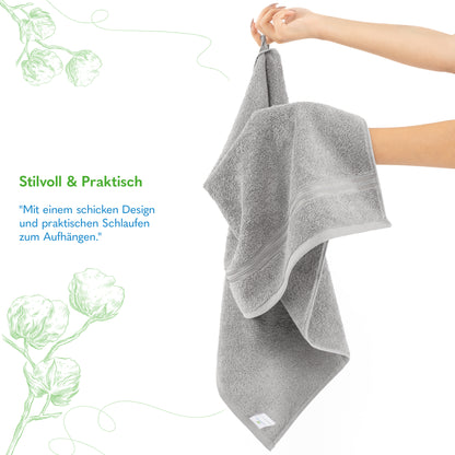 Hammetex Premium Handtücher 4er Set – 100% Baumwolle & Weich (50x100cm)