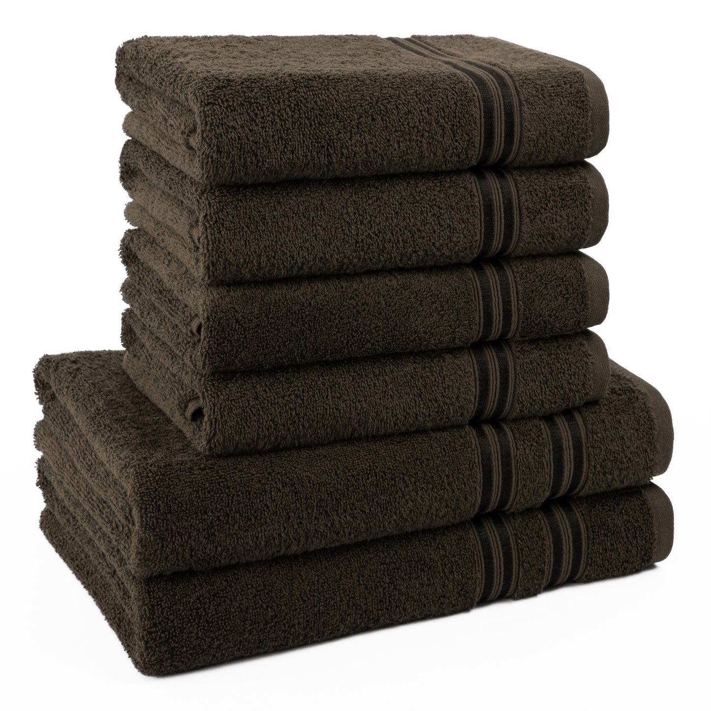 Hammetex Luxus Handtuch Set 6-teilig – 100% Baumwolle & Saugstark