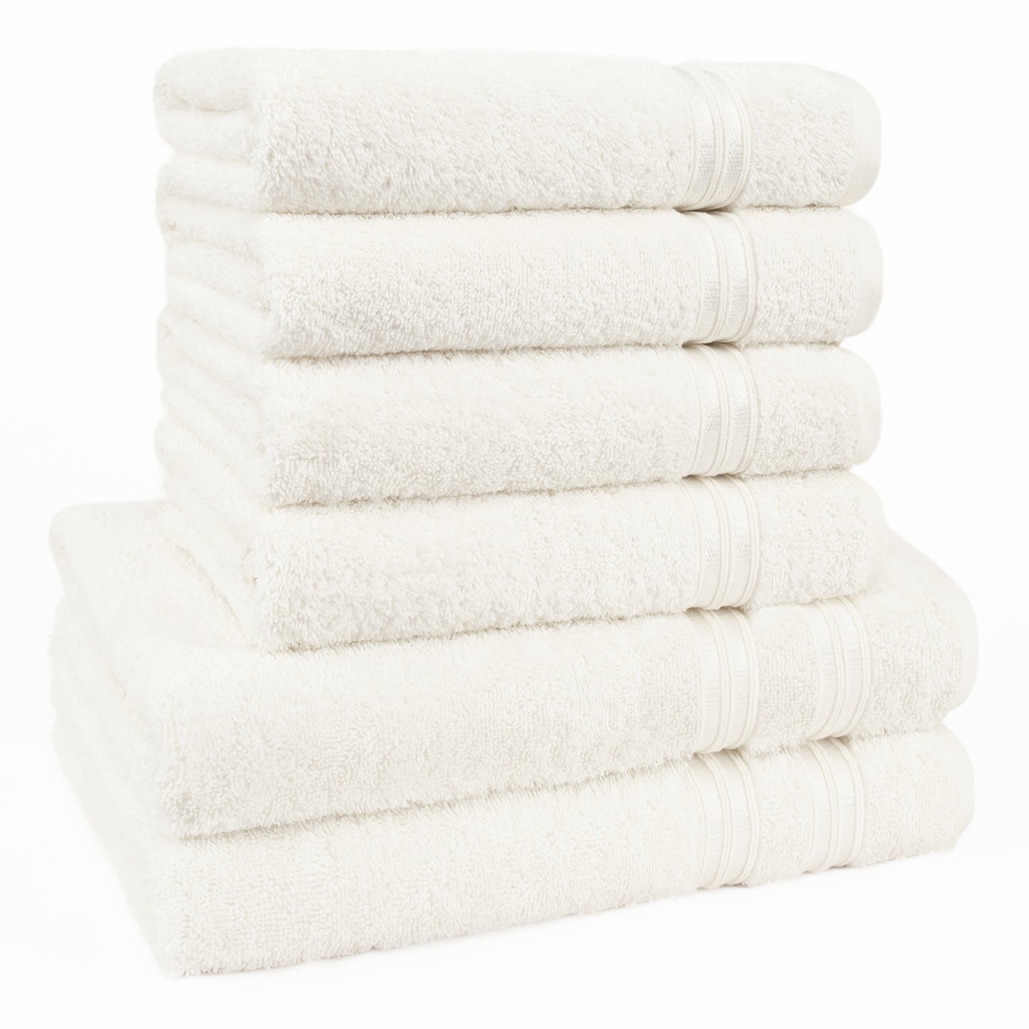Hammetex Luxus Handtuch Set 6-teilig – 100% Baumwolle & Saugstark