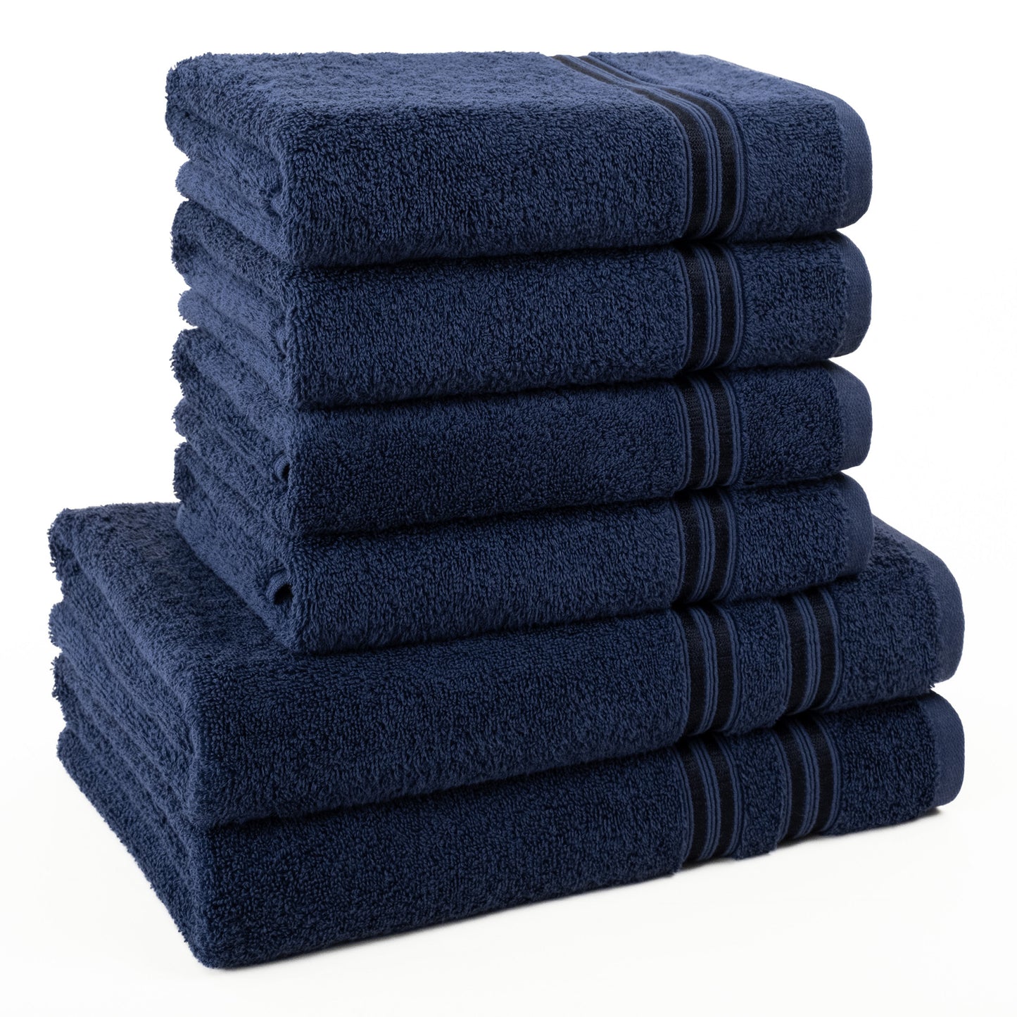 Hammetex Luxus Handtuch Set 6-teilig – 100% Baumwolle & Saugstark