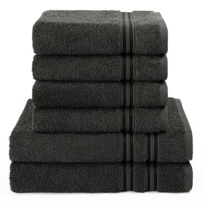 Hammetex Luxus Handtuch Set 6-teilig – 100% Baumwolle & Saugstark