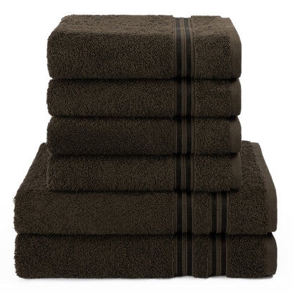 Hammetex Luxus Handtuch Set 6-teilig – 100% Baumwolle & Saugstark