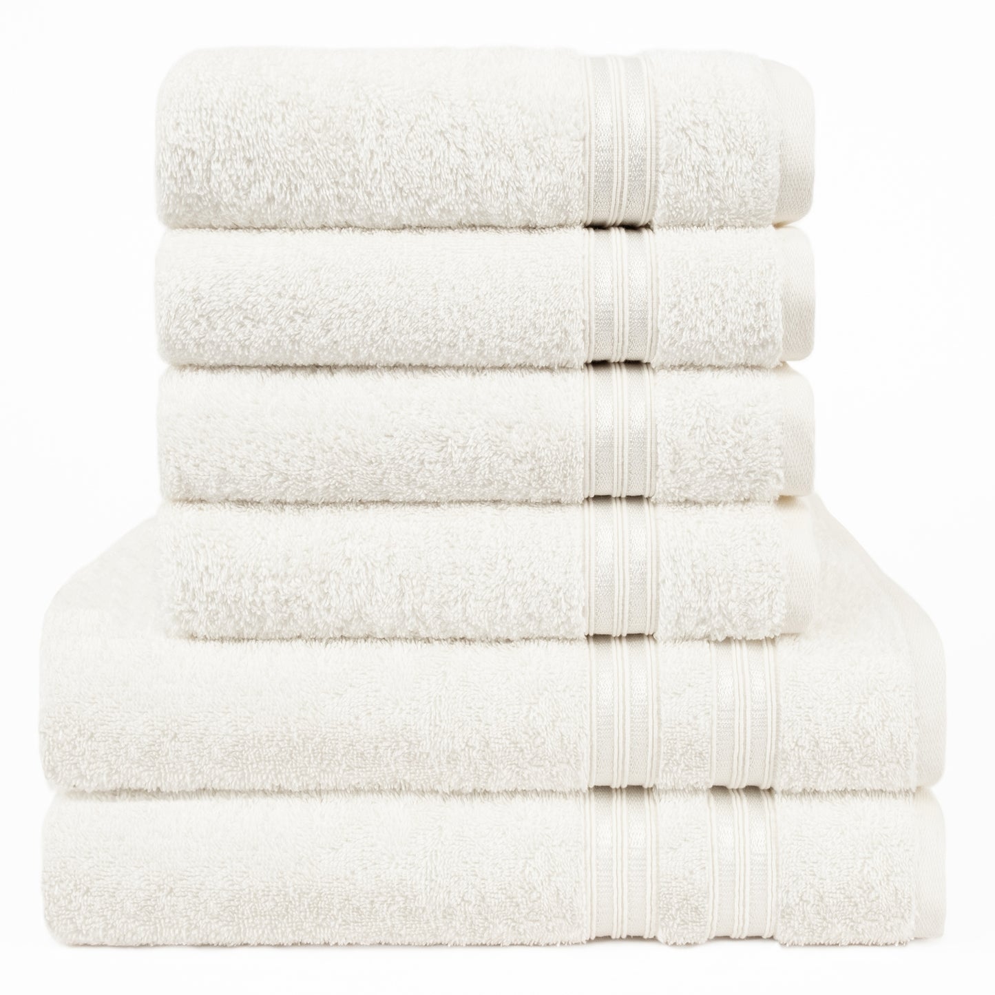 Hammetex Luxus Handtuch Set 6-teilig – 100% Baumwolle & Saugstark