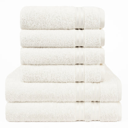 Hammetex Luxus Handtuch Set 6-teilig – 100% Baumwolle & Saugstark