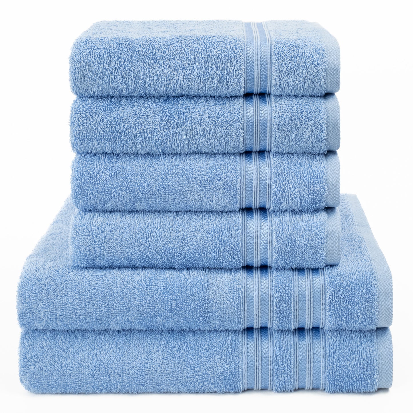Hammetex Luxus Handtuch Set 6-teilig – 100% Baumwolle & Saugstark