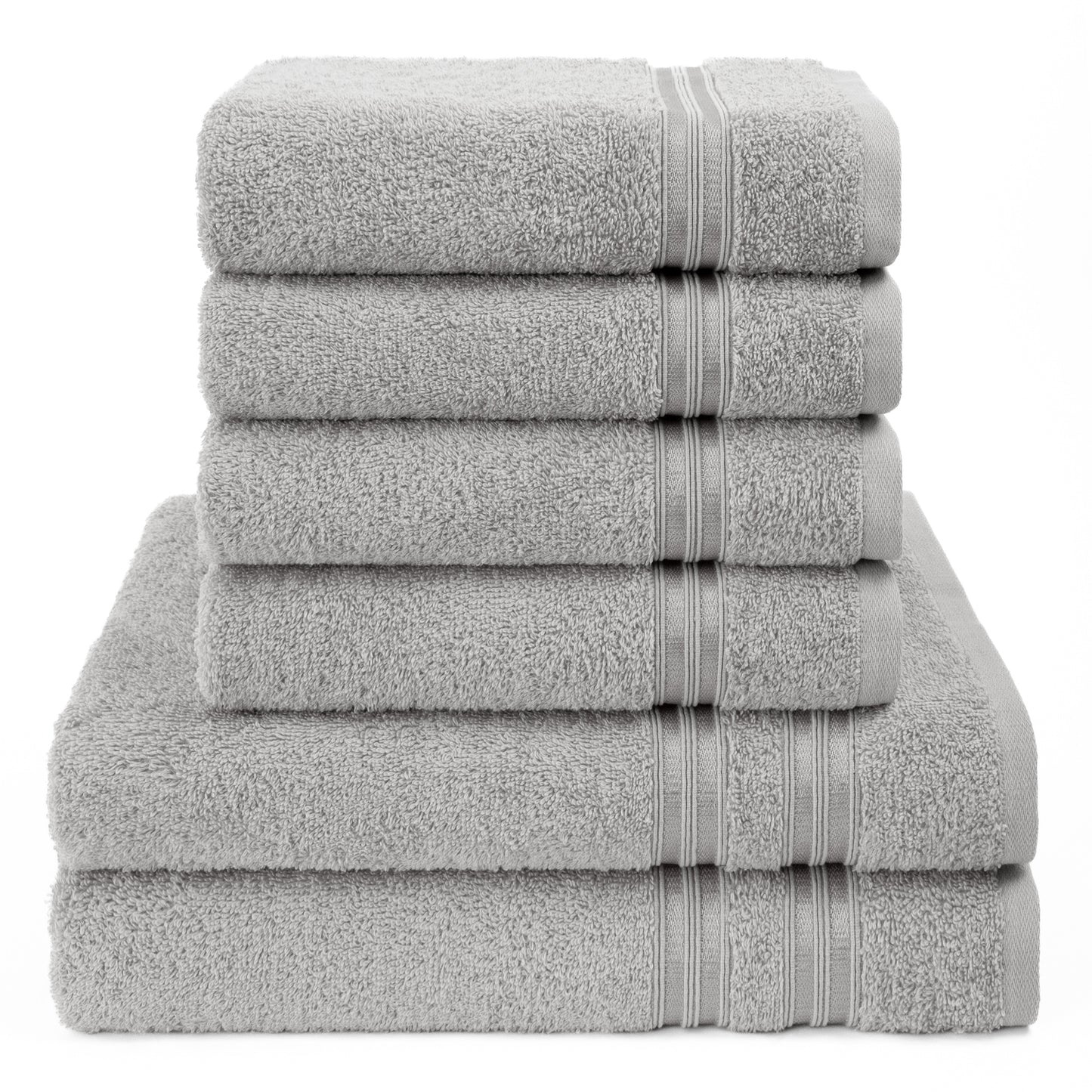 Hammetex Luxus Handtuch Set 6-teilig – 100% Baumwolle & Saugstark