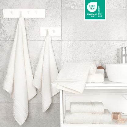 Hammetex Luxus Handtuch Set 6-teilig – 100% Baumwolle & Saugstark