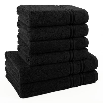 Hammetex Luxus Handtuch Set 6-teilig – 100% Baumwolle & Saugstark