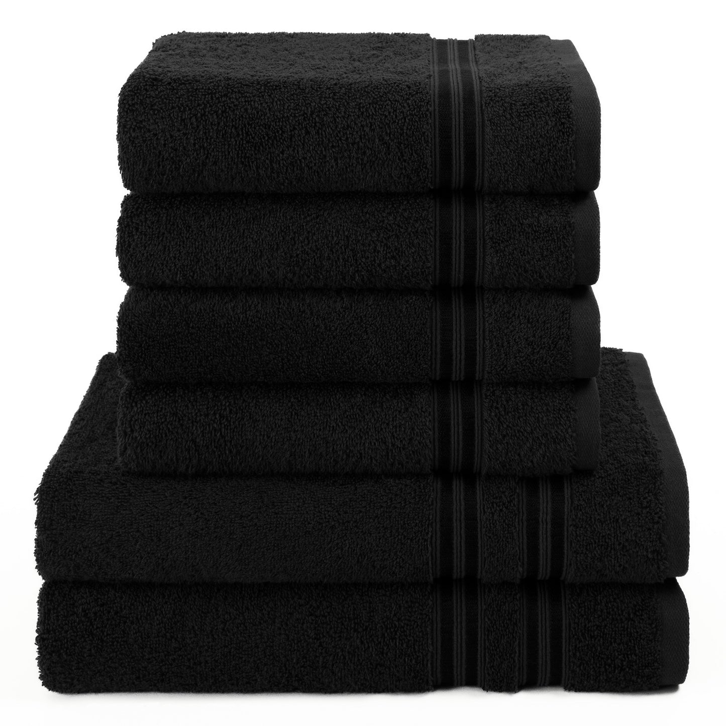 Hammetex Luxus Handtuch Set 6-teilig – 100% Baumwolle & Saugstark