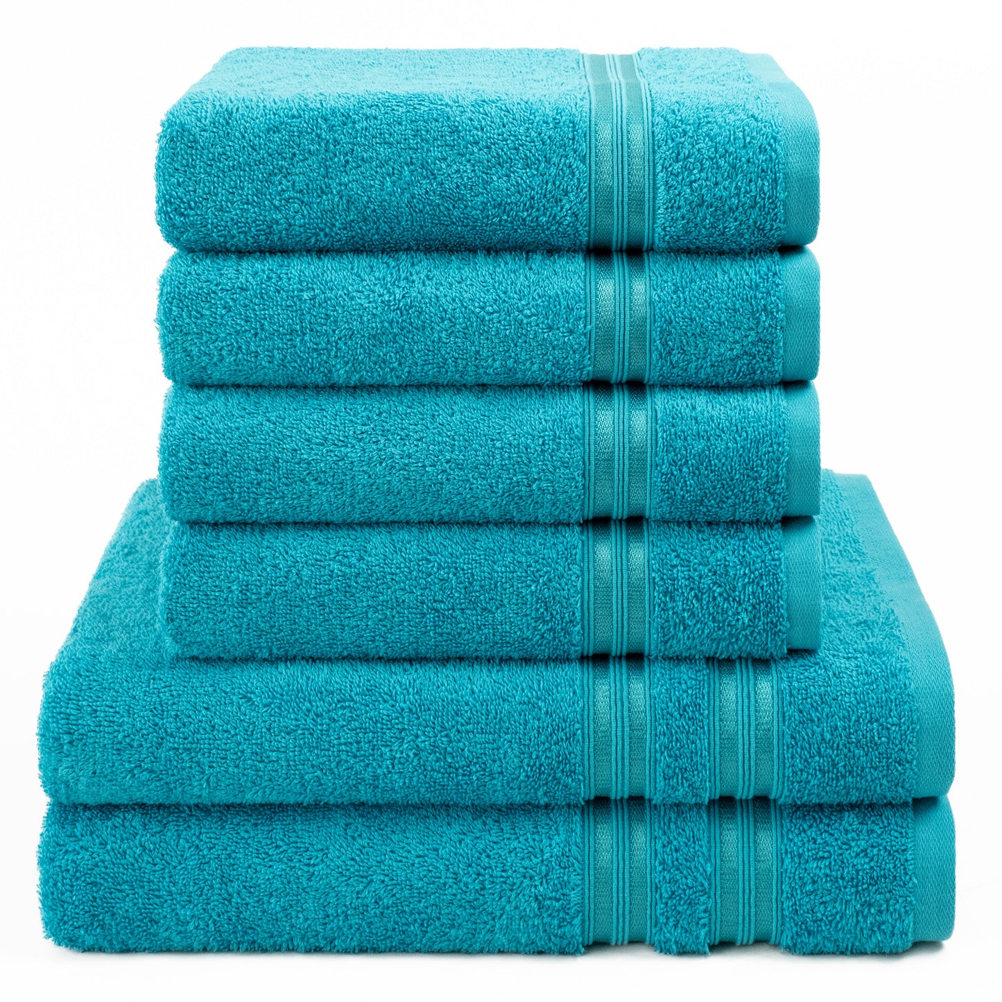 Hammetex Luxus Handtuch Set 6-teilig – 100% Baumwolle & Saugstark